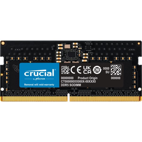 Crucial 16GB DDR5 4800 SODIMM CL40