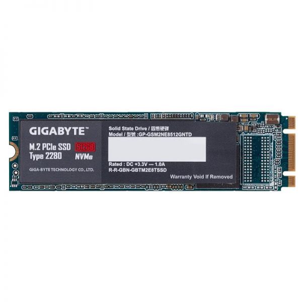 GIGABYTE M.2 PCIe SSD 512GB GP-GSM2NE8512G