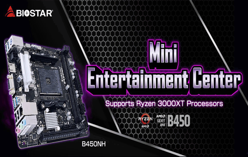 مادربرد B450NH Mini-ITX بایواستار